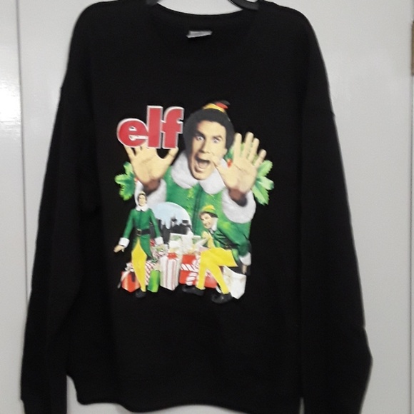 ELF Other - Elf Buddy Men Black Sweatshirt New